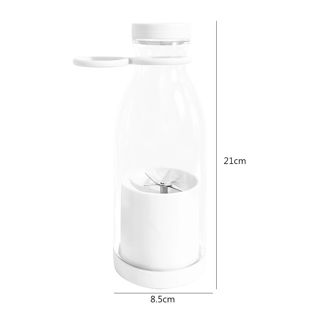 350Ml Portable Electric Fruit Juicer USB Rechargeable Smoothie Blender Machine Mini Fruit Mixer Cup Juicing Cup Kitchen Mixer