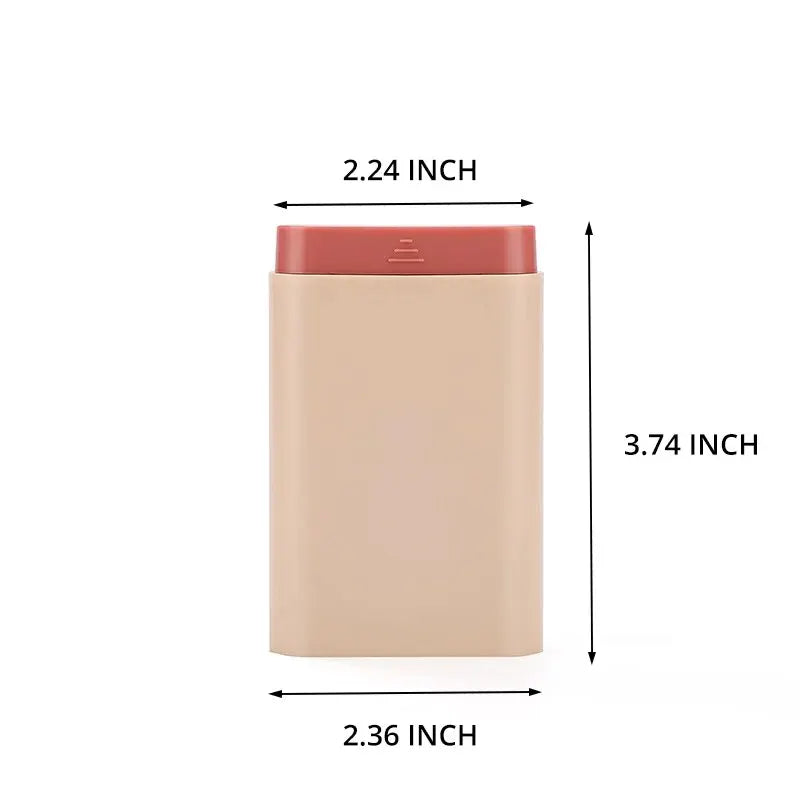 1 Pcs 6 Grids Rectangle Medicine Box Pill Box Vitamins Container Travel Pills Case Storage Capsules Tablets Fish Oils Plastic Bo