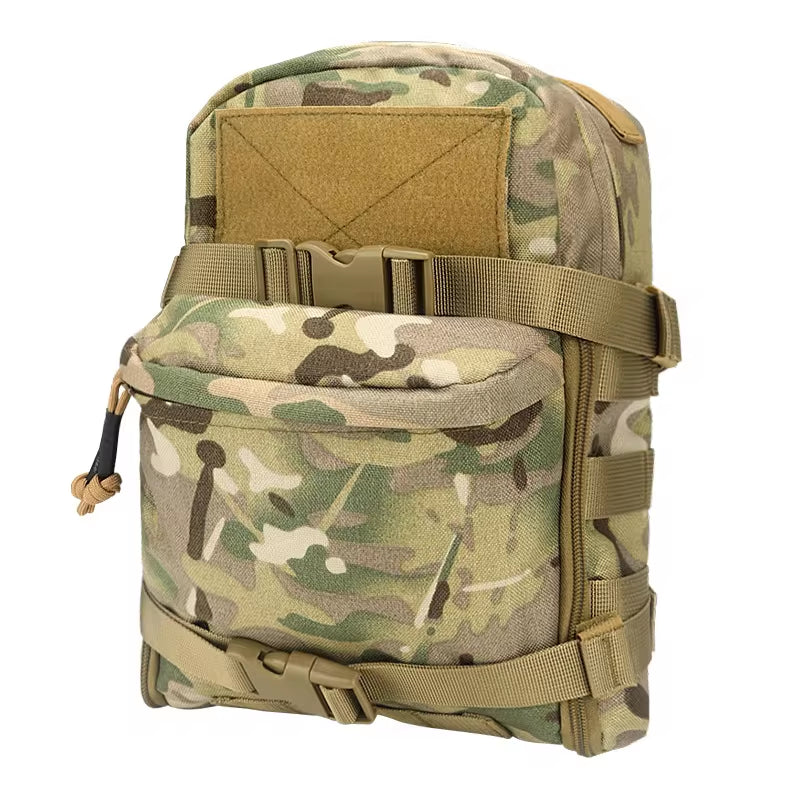Mini Hydration Bag Outdoor Tactical Backpack Water Bladder Carrier Zipper Pouch Outdoor Hunting Bag 1000D Nylon Outdoor Sports