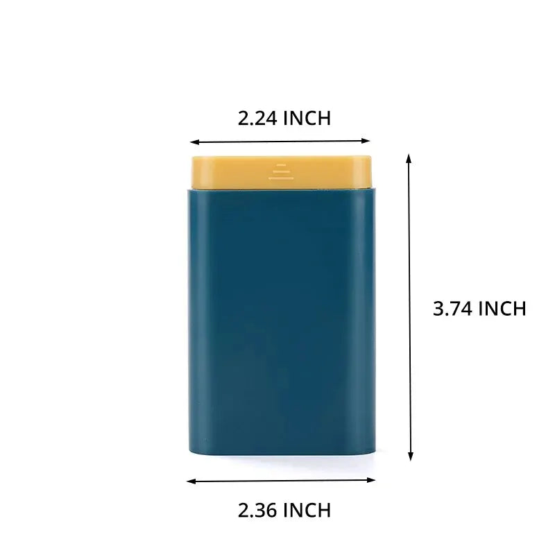 1 Pcs 6 Grids Rectangle Medicine Box Pill Box Vitamins Container Travel Pills Case Storage Capsules Tablets Fish Oils Plastic Bo