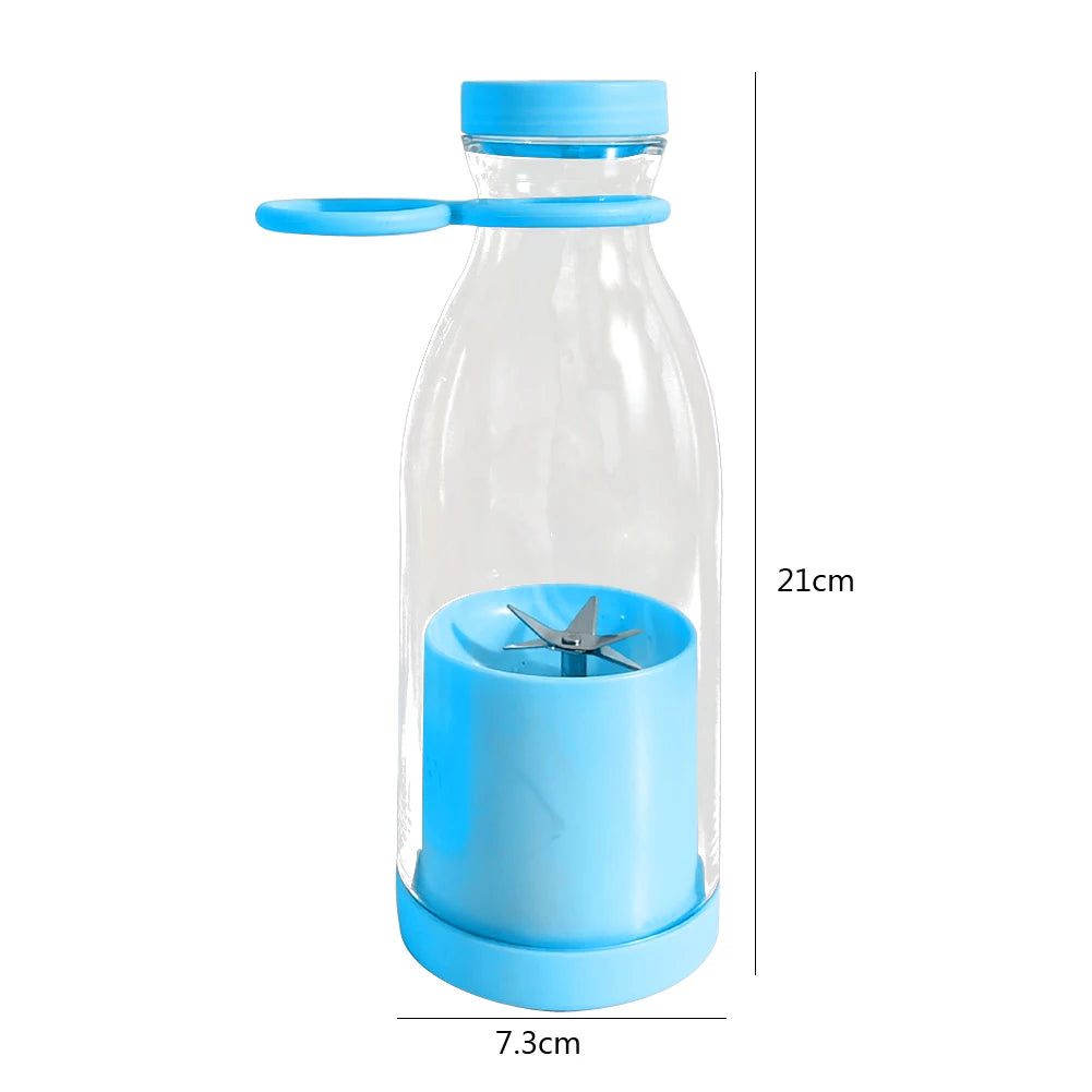 350Ml Portable Electric Fruit Juicer USB Rechargeable Smoothie Blender Machine Mini Fruit Mixer Cup Juicing Cup Kitchen Mixer