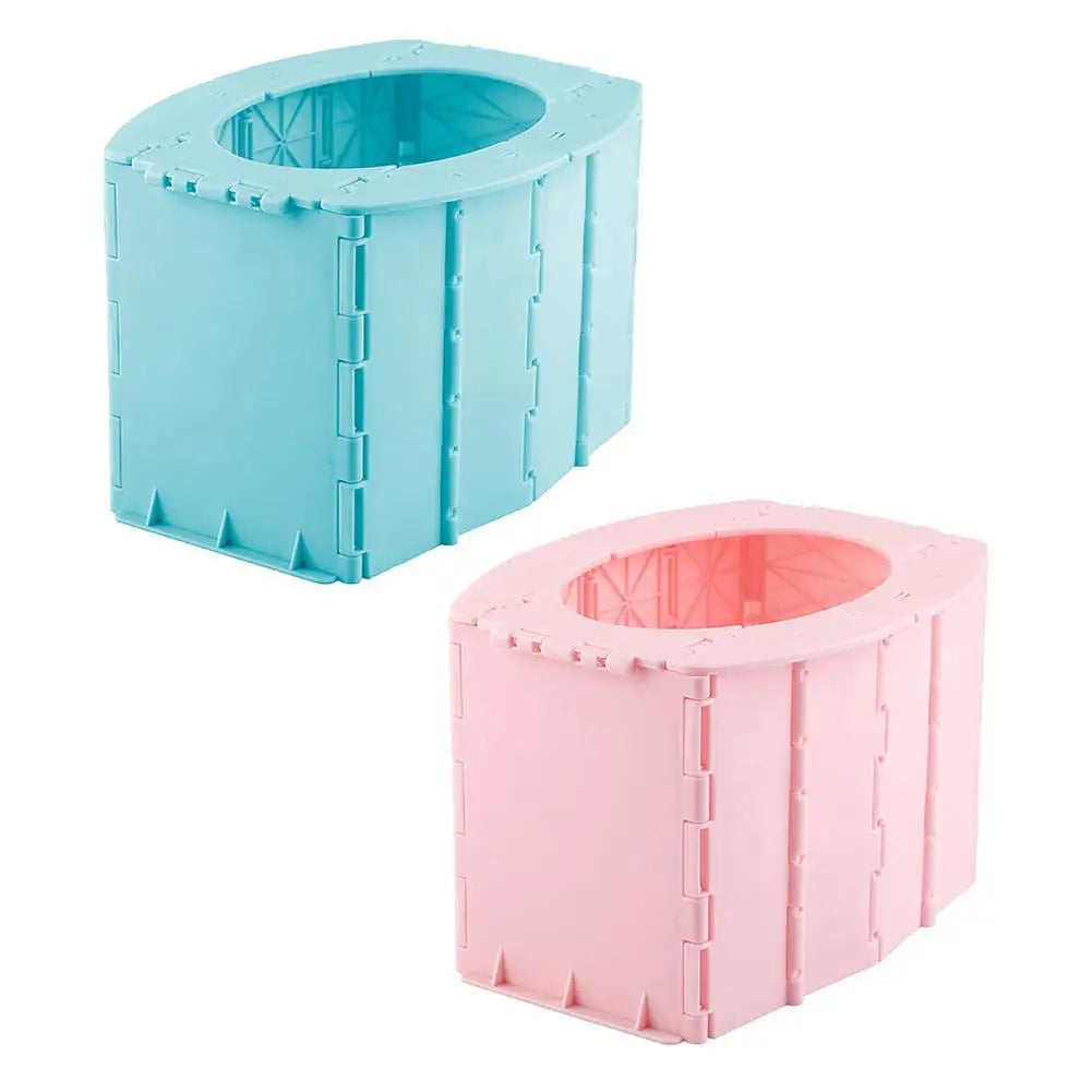 Children'S Adult Portable Travel Folding Toilet Urinal Mobile Seat for Camping Hiking Long-Distance Travel Outdoor Supplies