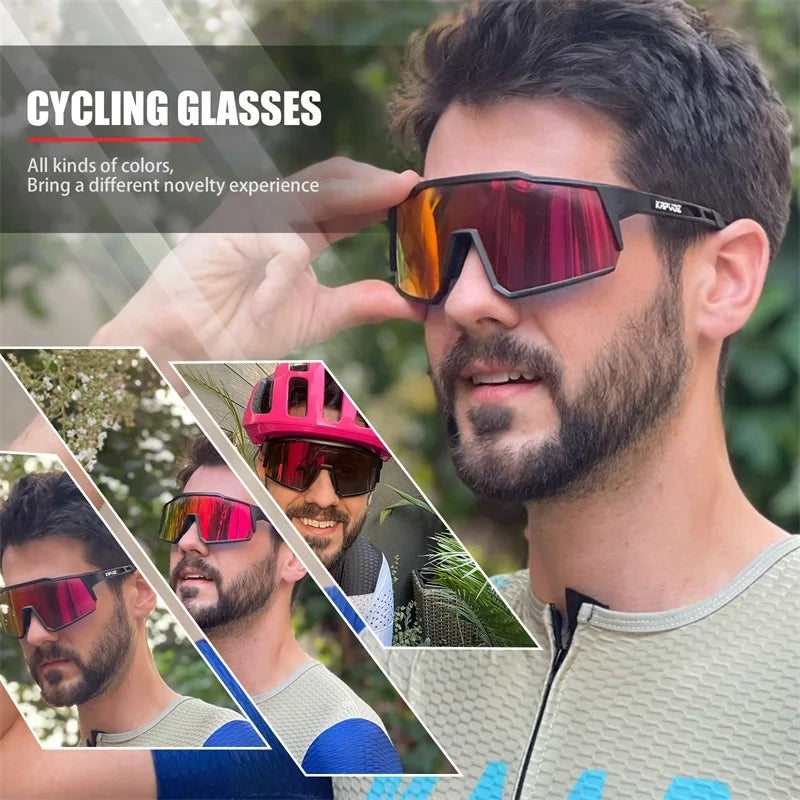 Men Cycling Glasses UV400 Protection Road Bike MTB Outdoor Sports Sunglasses Bicycle Glasses Professional Sport Glasses