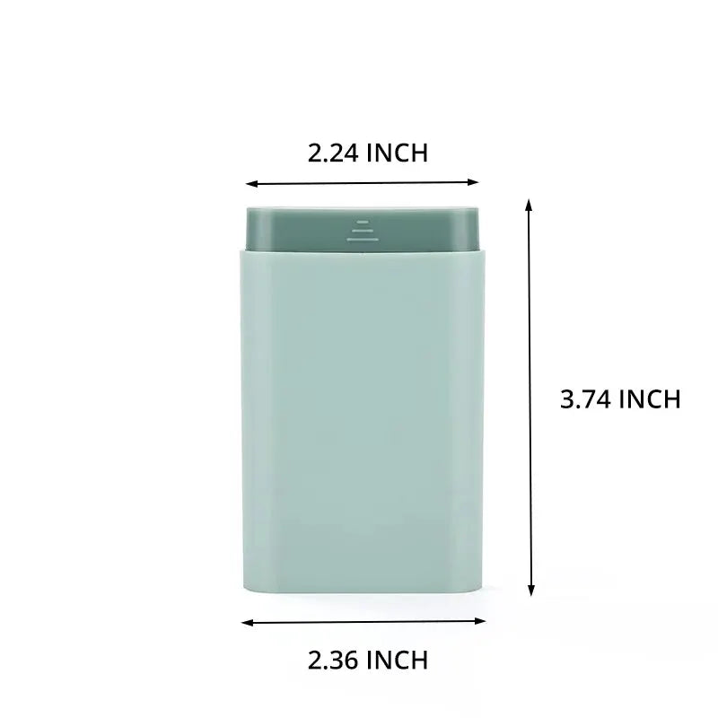 1 Pcs 6 Grids Rectangle Medicine Box Pill Box Vitamins Container Travel Pills Case Storage Capsules Tablets Fish Oils Plastic Bo