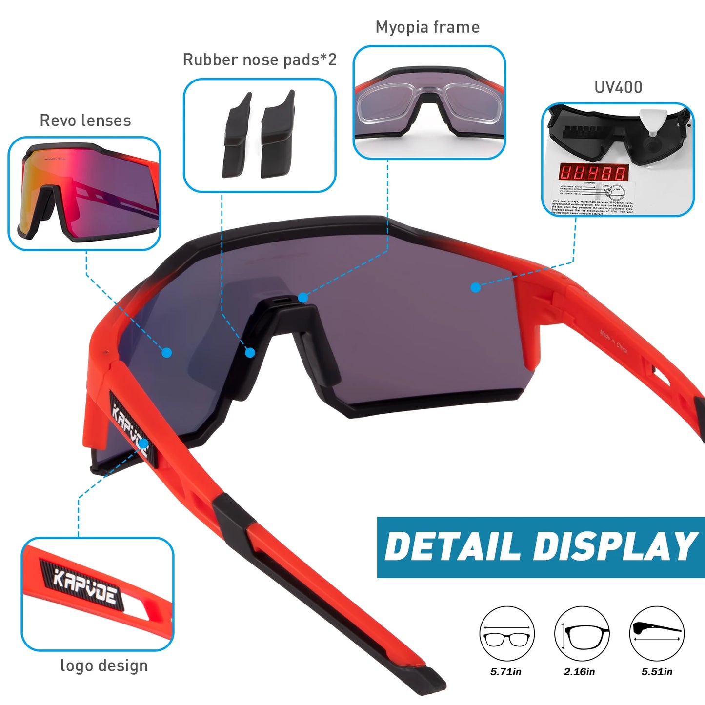 Men Cycling Glasses UV400 Protection Road Bike MTB Outdoor Sports Sunglasses Bicycle Glasses Professional Sport Glasses
