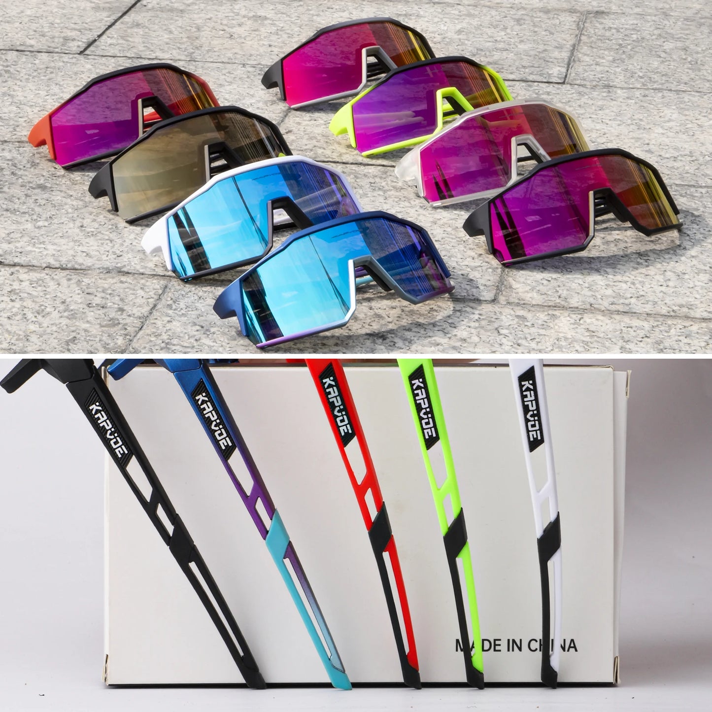 Men Cycling Glasses UV400 Protection Road Bike MTB Outdoor Sports Sunglasses Bicycle Glasses Professional Sport Glasses