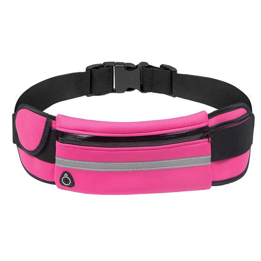 Sport Running Waist Bag for Women Men Waterproof Comfortable Gym Fanny Bag Safty Reflective Tape Cycling Phone Case Running Belt