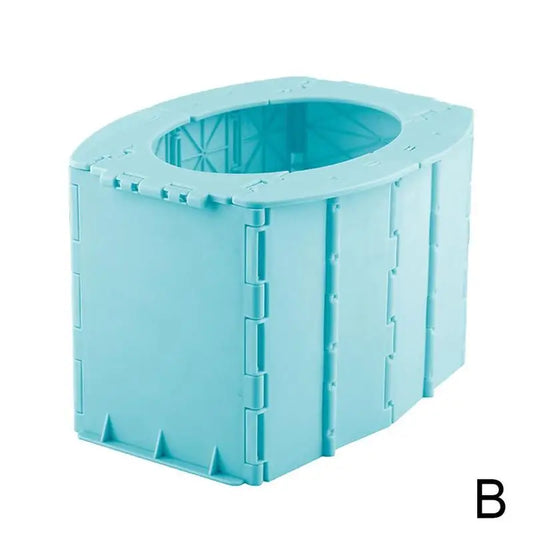 Children'S Adult Portable Travel Folding Toilet Urinal Mobile Seat for Camping Hiking Long-Distance Travel Outdoor Supplies