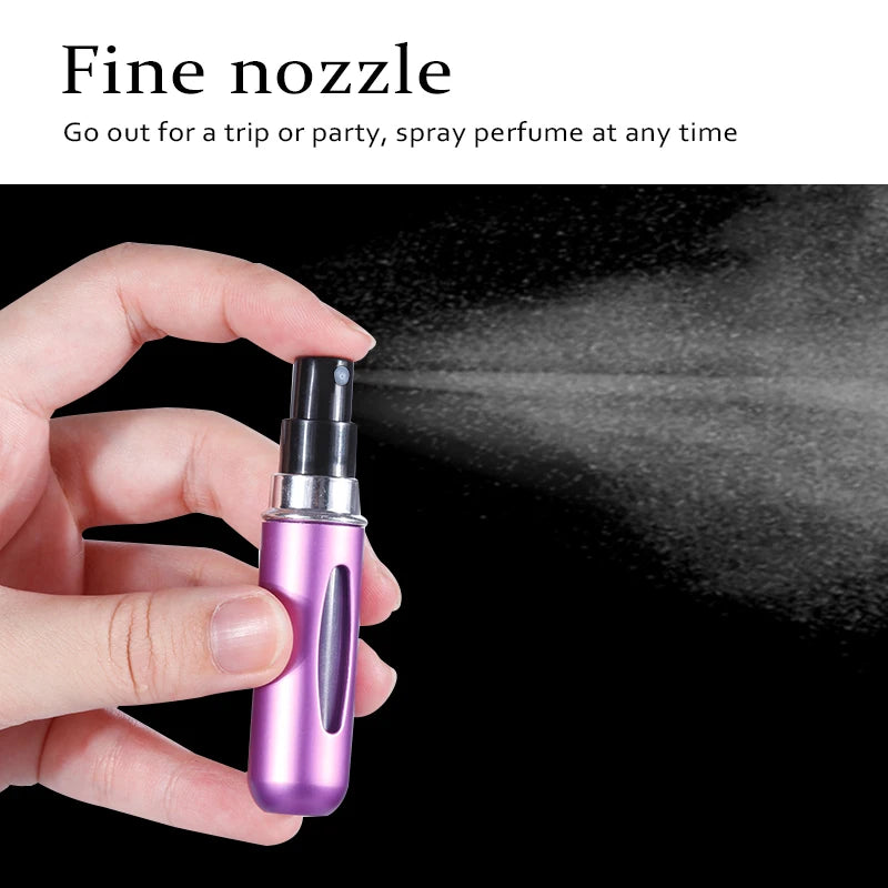 Refillable Mini Perfume Bottle Portable Cosmetic Bottle Spray Bottle Atomizer Spray Container Travel Refillable Bottles 5Ml 8Ml