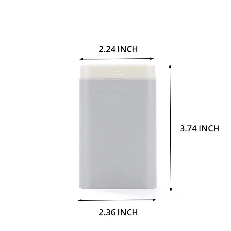 1 Pcs 6 Grids Rectangle Medicine Box Pill Box Vitamins Container Travel Pills Case Storage Capsules Tablets Fish Oils Plastic Bo
