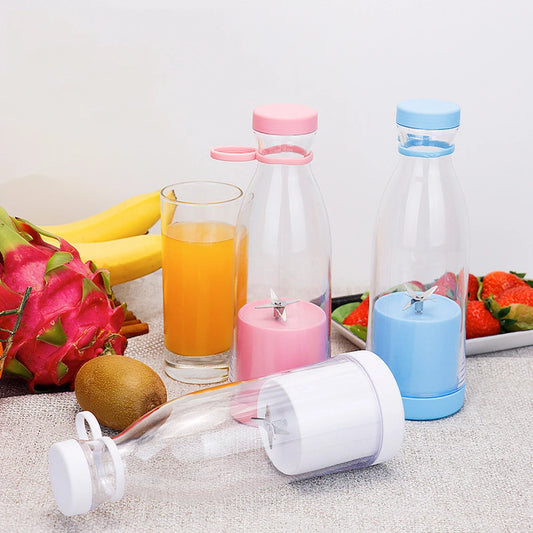350Ml Portable Electric Fruit Juicer USB Rechargeable Smoothie Blender Machine Mini Fruit Mixer Cup Juicing Cup Kitchen Mixer