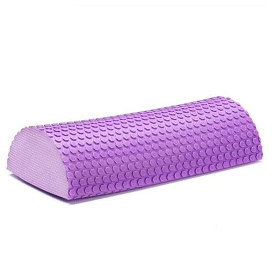 Half round EVA Foam Roller Semi-Circular Massage EVA Foam Shaft Yoga Pilates Fitness Equipment with Massage Floating Point