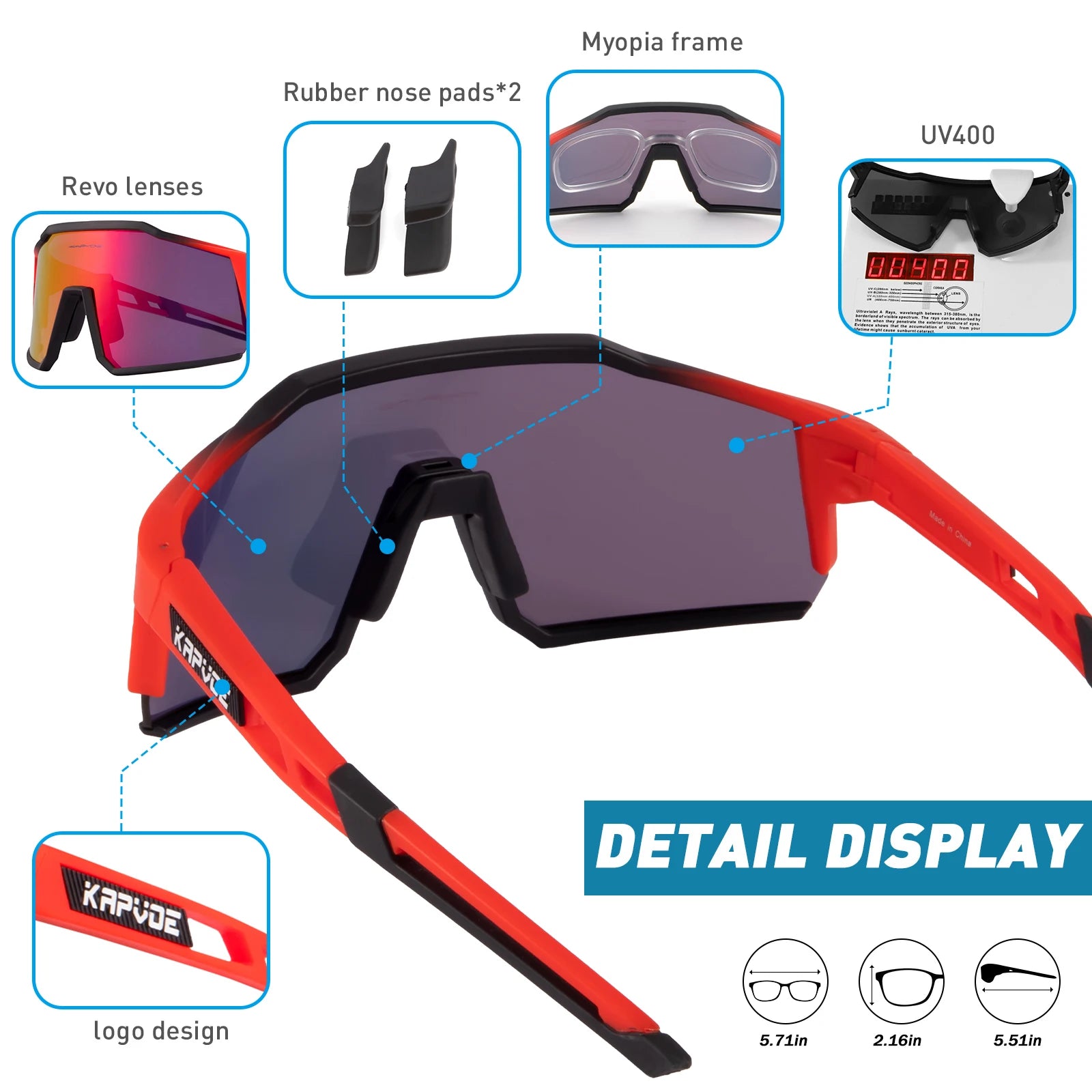 Men Cycling Glasses UV400 Protection Road Bike MTB Outdoor Sports Sunglasses Bicycle Glasses Professional Sport Glasses